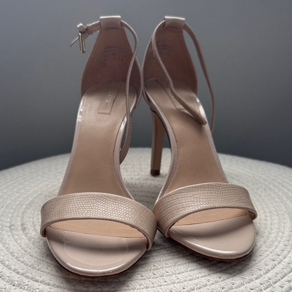 Aldo Cardross Beige Strappy Heels size 6.5